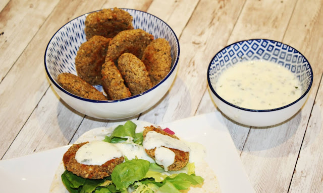 FALAFEL LIGERO CON SALSA DE YOGUR {THERMOMIX} PASO A PASO