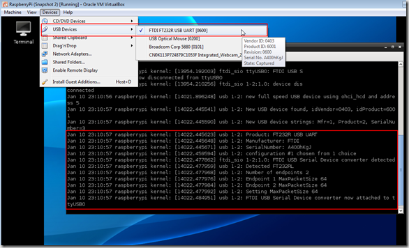 USB to Serial Adapter on Debian