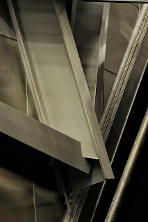 Frank Gehry architecture architectural abstract detail famous weird metal steel Princeton university tim macauley peter b lewis building new jersey usa 