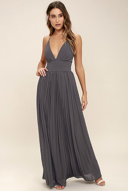 dark gray maxi dress, sexy dark gray maxi dress, maxi dress, summer grey maxi dress, grey maxi dress, gray maxi dress, sleeveless dark gray maxi dress