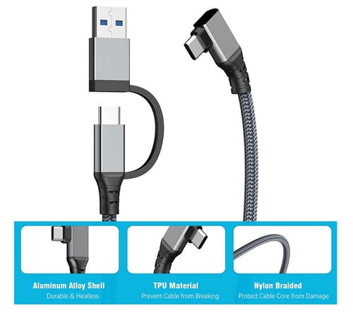 TRPYD Oculus Quest Link Cable USB C to A 20FT USB 3.2