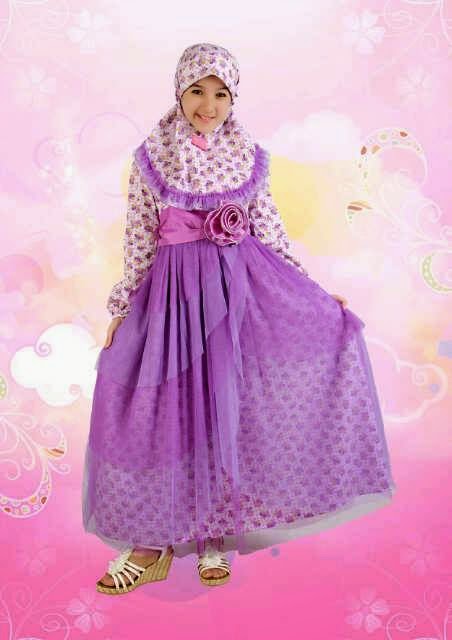 20 Contoh Model  Baju  Muslim Anak  Perempuan  Terbaru