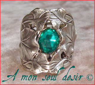 bague elfique végétale florale féerique bijou elfe arwen galadriel fairy elven elf ring jewel