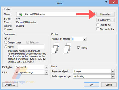 Cara Print Kertas F4 di Canon Agar tidak Terpotong