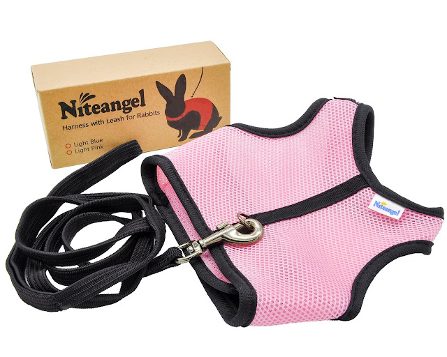 Niteangel Soft Harness with Lead for Rabbits