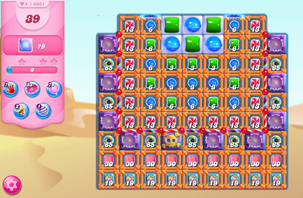 Candy Crush Saga level 8361