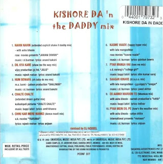 Dj Aqueel - Kishore Da N The Daddy Mix CD Rip [FLAC - 2002]