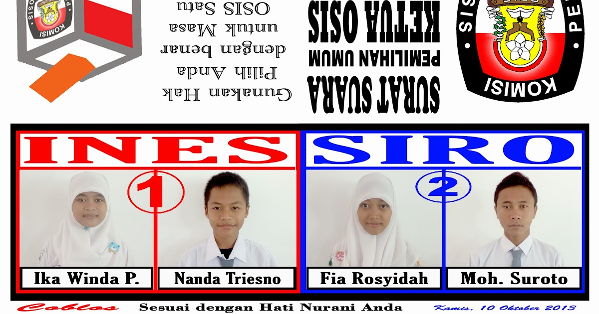 Contoh Kartu Nama Osis - Contoh Ruas