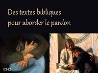 Des textes bibliques pour aborder le pardon au caté