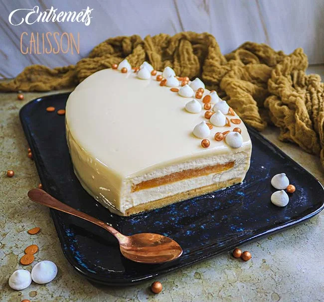 Recette d'entremets calisson géant : Il était une fois la pâtisserie