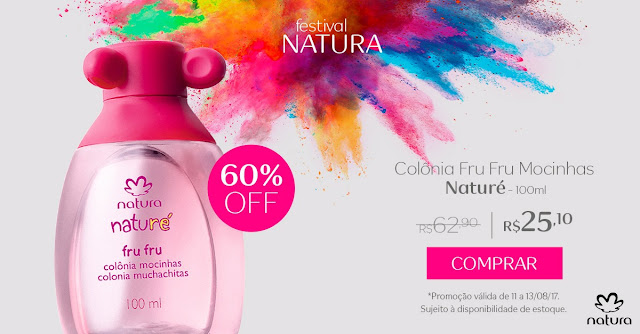 Natura Colônia Fru Fru Mocinhas Naturé -100ml