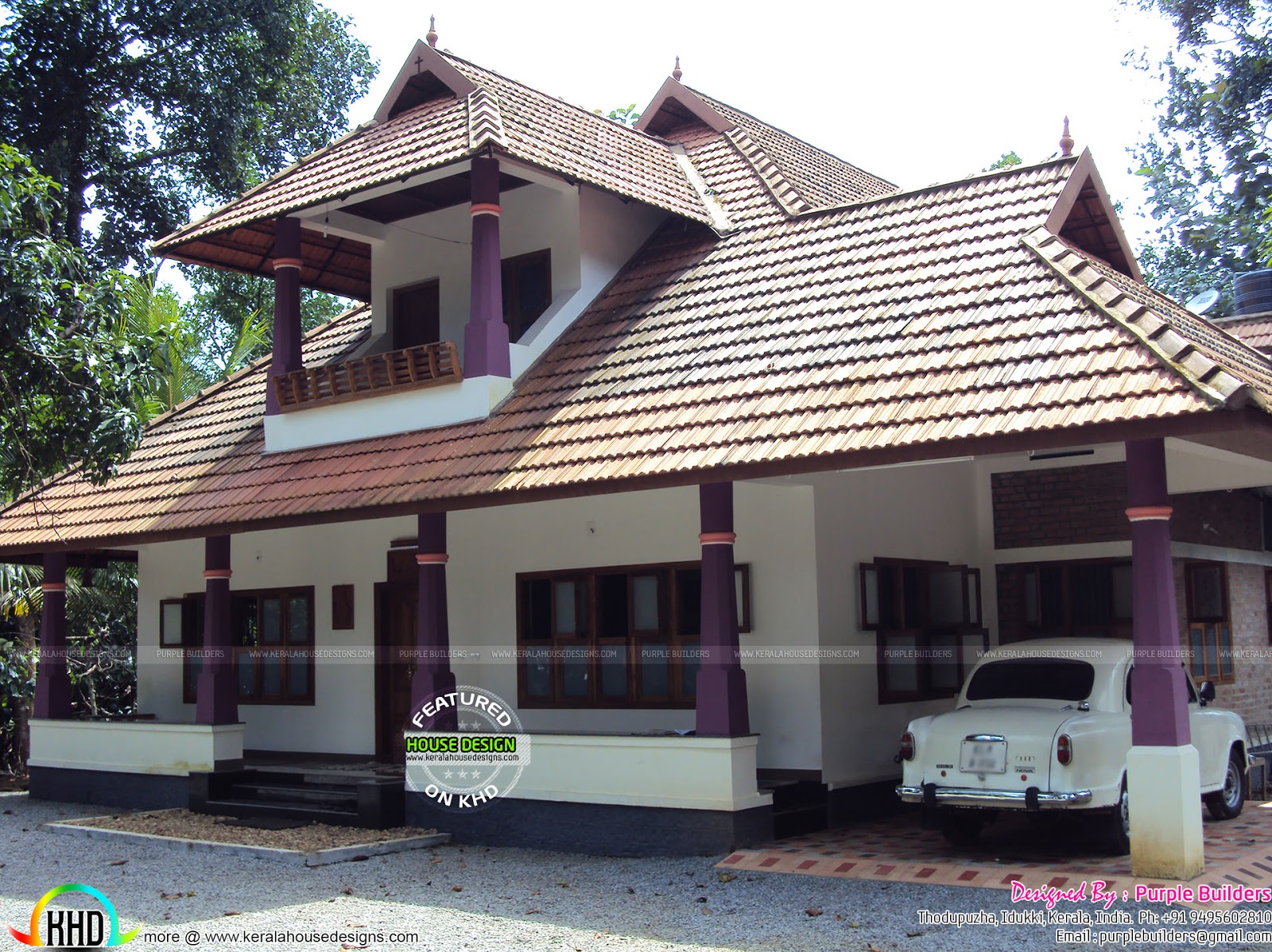 Work completed nalukettu  house  Kerala  home  design and 