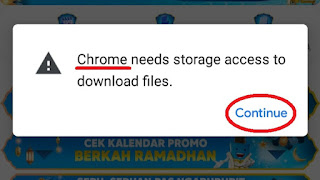 chrome izin untuk download video