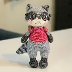 Mapache amigurumi