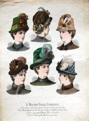 Budapest hats - 1870s