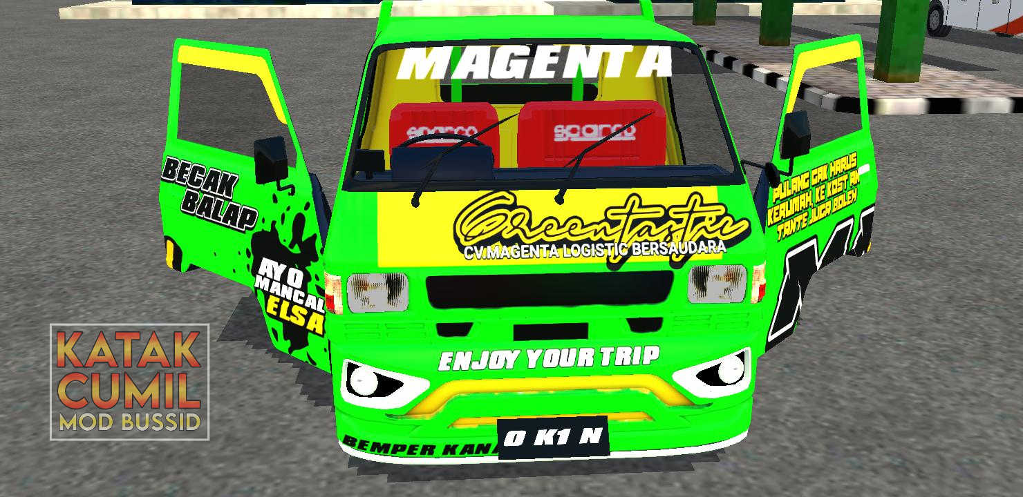 Download Mod Bussid Mobil Pick Up L300 Modifikasi by Souleh Art  Katak