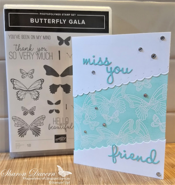 Rhapsody In Craft, Coastal Cabana, Butterfly Gala, Well Written, Colour Creations Showcase, Stampin' Up!