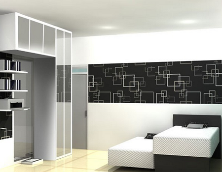  Desain  Kamar  Tidur  Bernuansa Hitam  Putih  Desain  Rumah 