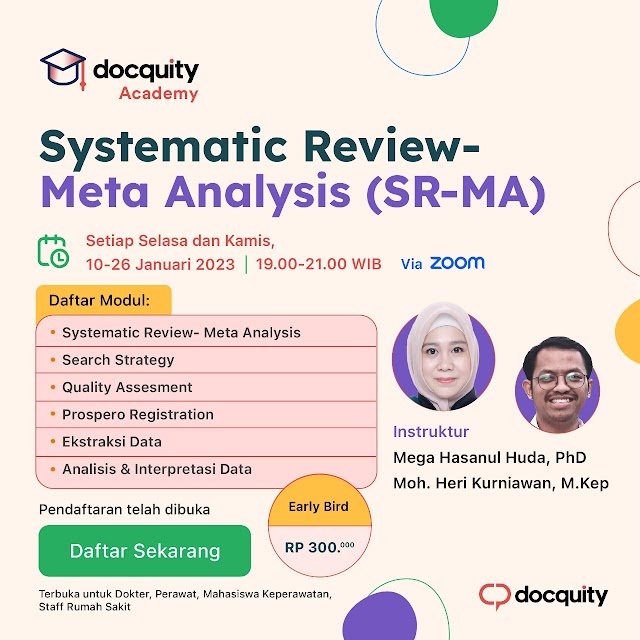 Docquity Academy "Systematic Review dan Meta Analisis"