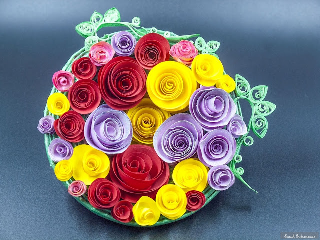 paper quilling rose