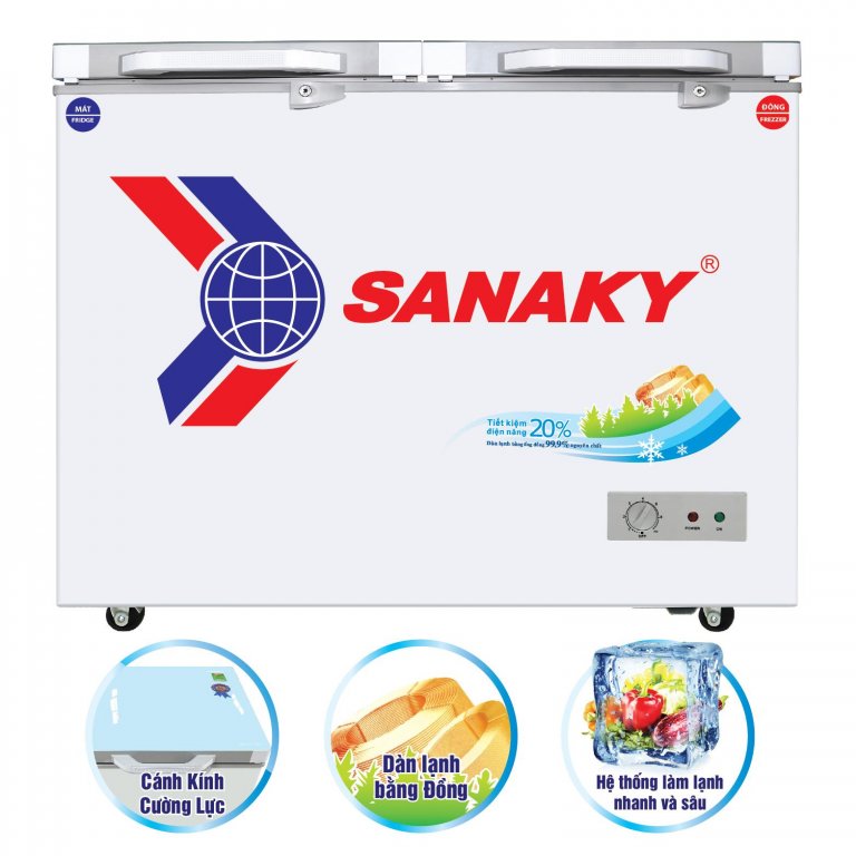 Tủ đông Sanaky 220 lít VH2899W2KD