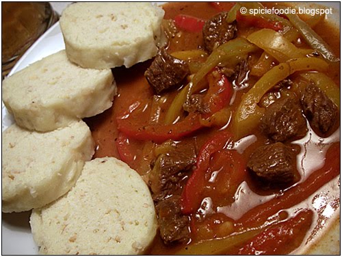 Czech beef goulash