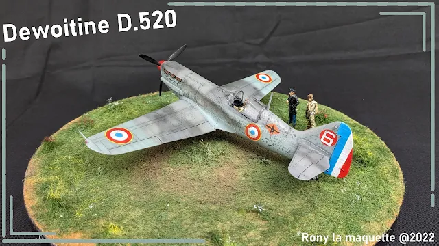 Dewoitine D.520 de Tamiya au 1/48.