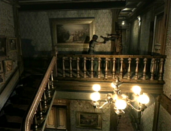 Resident Evil GameCube Remake Zombie in Hallway