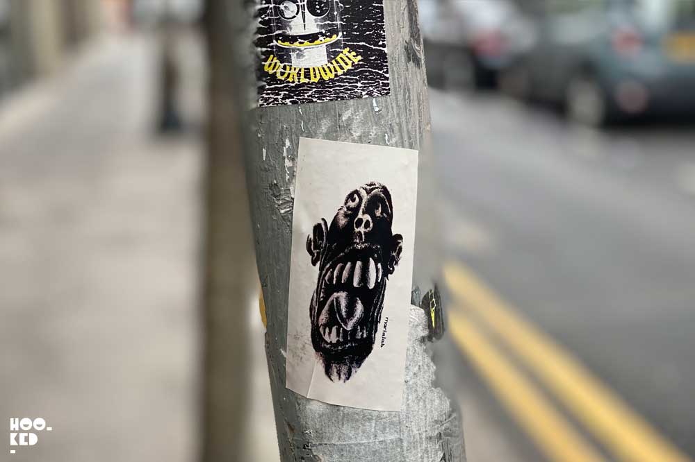 London Street Art - Shoreditch Sticker Art