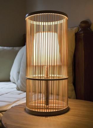 Contoh kerajinan lampu hias dari bambu yang keren 