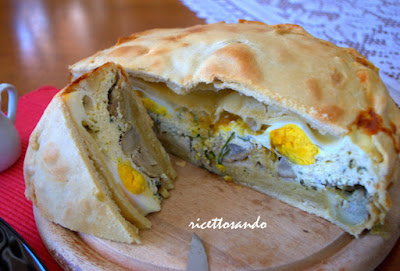 Torta pasqualina ricotta e carciofi ricetta ligure di Pasqua