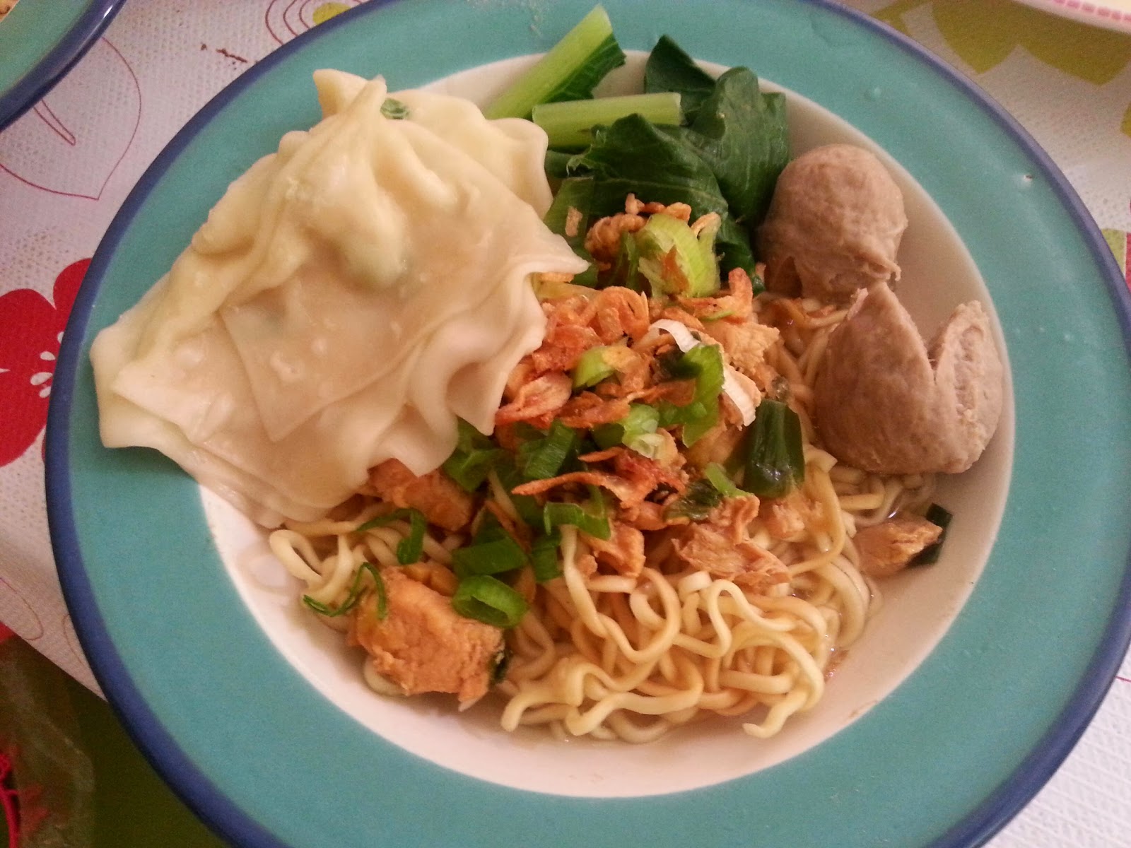 Trial "Mie Ayam Pangsit" Recipe, And NAM Said....... "Enak