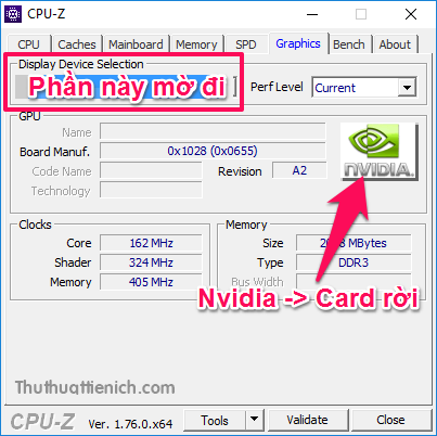 Máy tính sử dụng Card rời