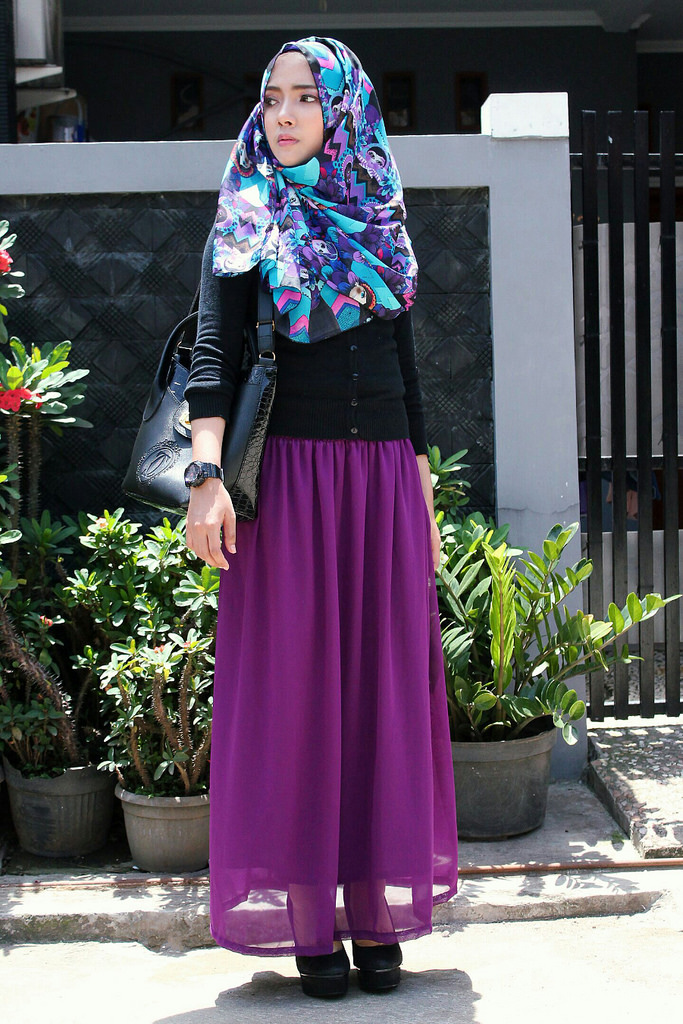Model Hijab  Street Style  Ala Korea  Buat Hijabers Pecinta K 