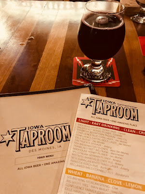 Iowa Taproom with Crimson Sunset Cidery Blueberry Cider