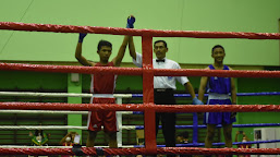 Petinju Jambi Febrian Berhasil TKO kan Petinju Asal Aceh Di Ronde Pertama. 