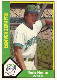 Mario Monico 1990 Denver Zephyrs card