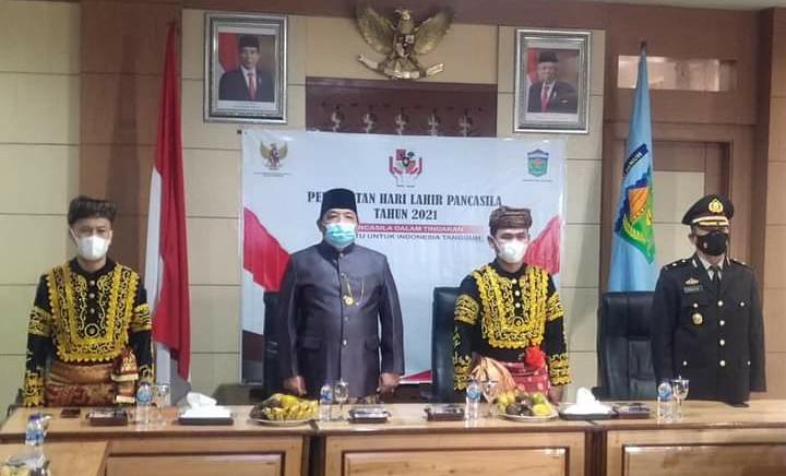 Ketua DPRD H. Fajran Hadiri Peringatan Hari Lahir Pancasila Bersama Pemkot Sungai Penuh