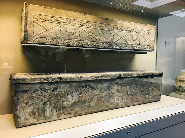 Lead sarcophagus