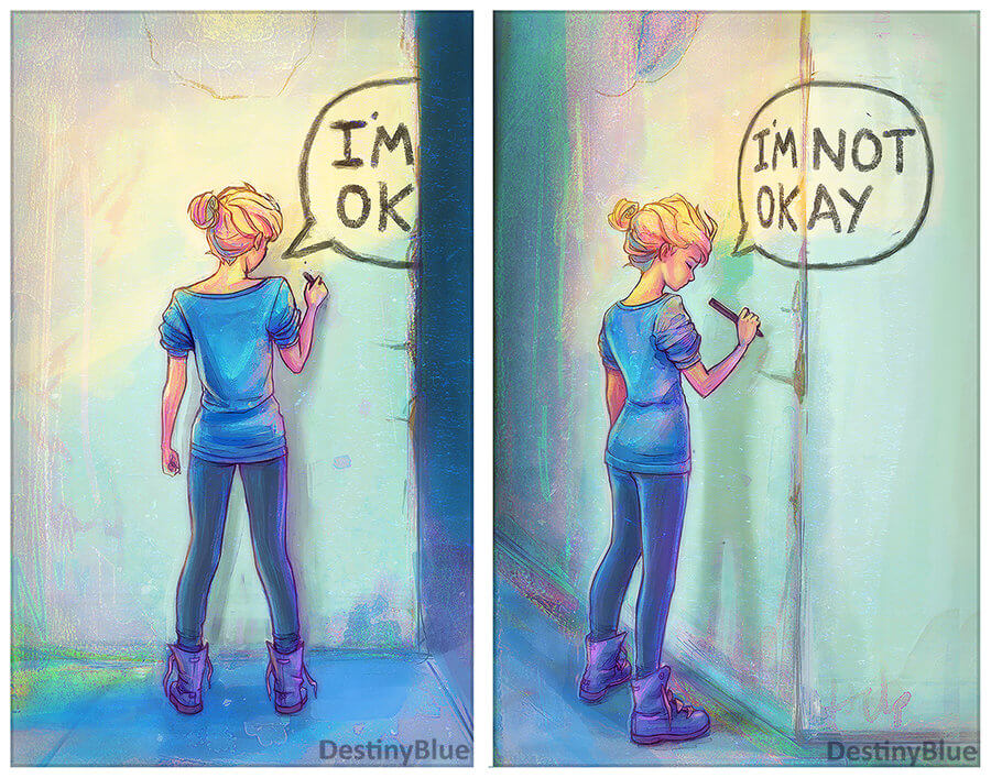 40 Powerful Illustrations Created By An Artist Who Suffers From Depression