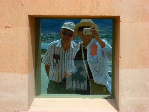Rammed Earth Wall NK'MIP Winery Osoyoos