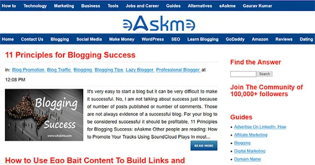 Blogs/Websites: What are the Best Training Products for an Online Business?: eAskme