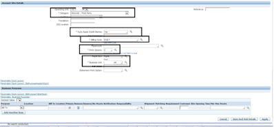 How to create a Customer In Oracle