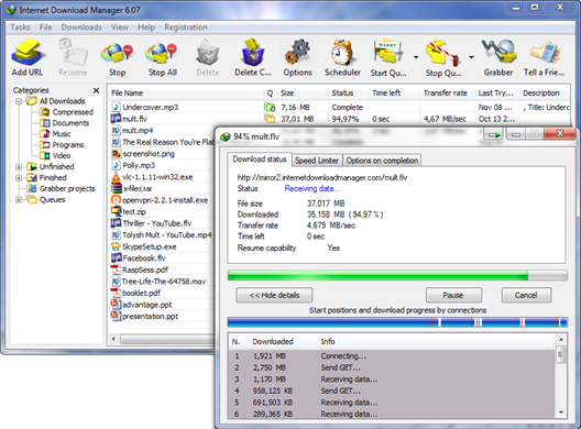 Internet Download Manager (IDM) 6.12 Final build 24 32bit/64bit – Full Cracked – Preactivated - Silent Installation No serial, No crack скачать бесплатно