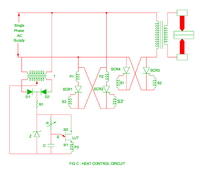 heat control circuit in the resistance welding