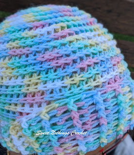 Sweet Nothings Crochet free crochet pattern blog, free crochet pattern for a beanie, photo of the Birch Creative Beanie,