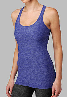 lululemon static wish blue cool racerback yoga tank