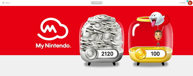 My Nintendo Point Box rewards program platinum gold coins points Boo balloon Mii