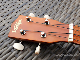 Vintage VUK20 Ukulele headstock