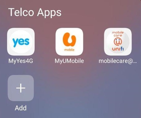 Pasang/install yes4g aplikasi pada telefon pintar